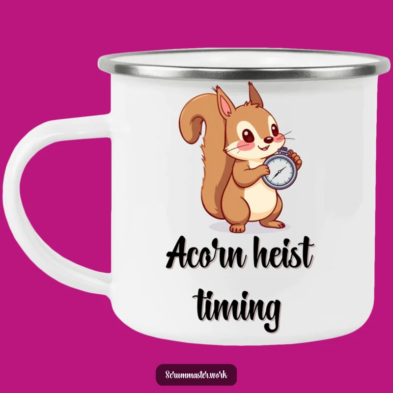 Funny Squirrel Campfire Mug: Sip Your Laughs Outdoors with This Hilarious Mug!