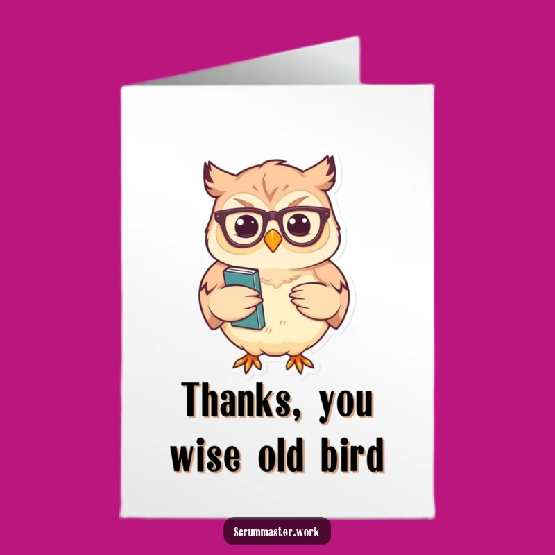 Free Printable Owl Thank You Card: Sagely Notes - Appreciative Downloadable Gift!