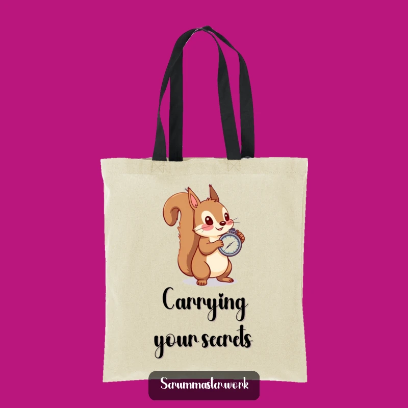 Funny Squirrel Tote Bag: Carry Your Laughs with This Hilarious Accessory!